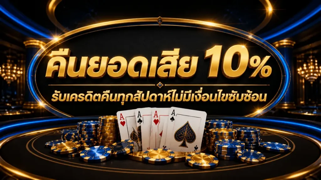 คืนยอดเสีย 10%