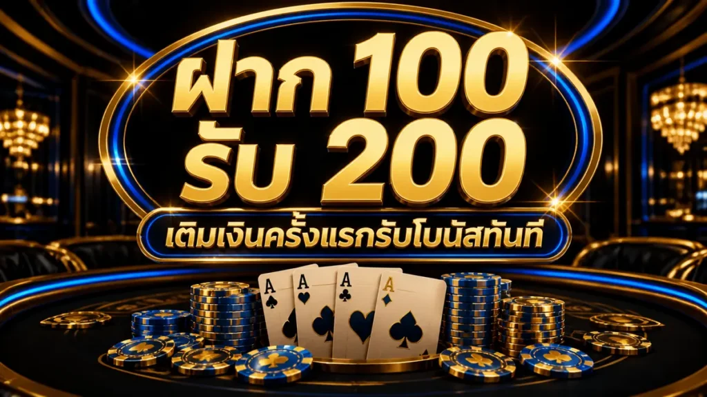 ฝาก 100 รับ 200
