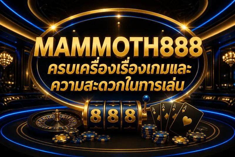 MAMMOTH888 ครบเครื่องเรื่องเกมและความสะดวกในการเล่น